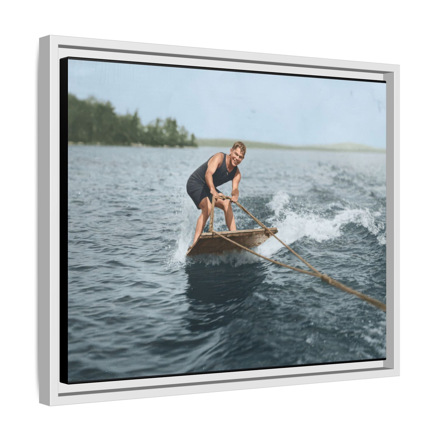 nager 015 | Framed Vintage Photo - Matte Canvas