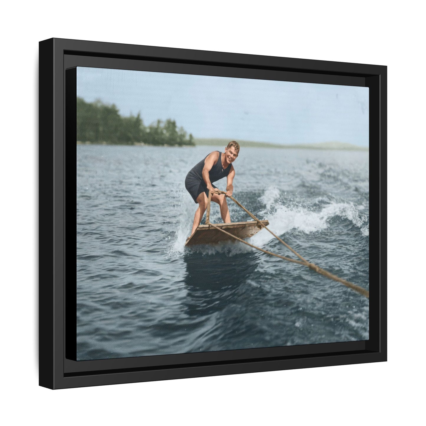 nager 015 | Framed Vintage Photo - Matte Canvas