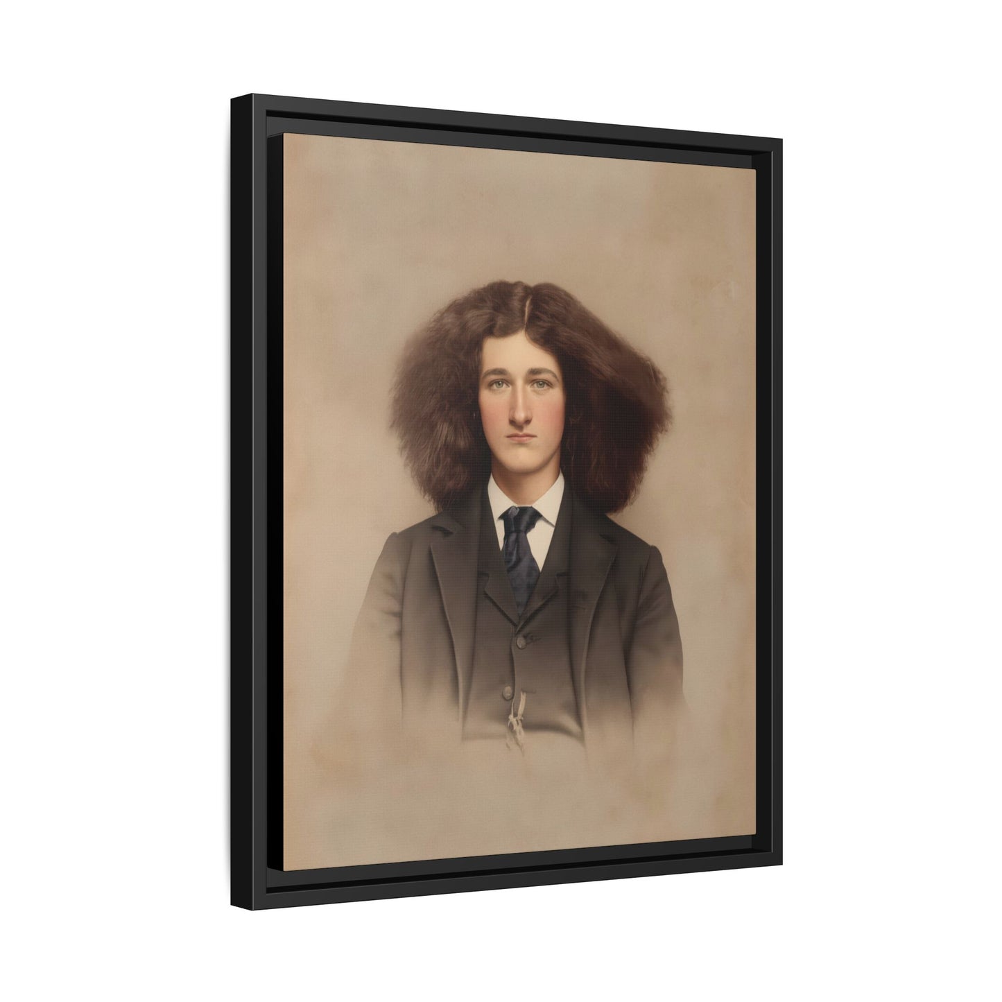 celibataire 033 | Framed Vintage Photo - Matte Canvas