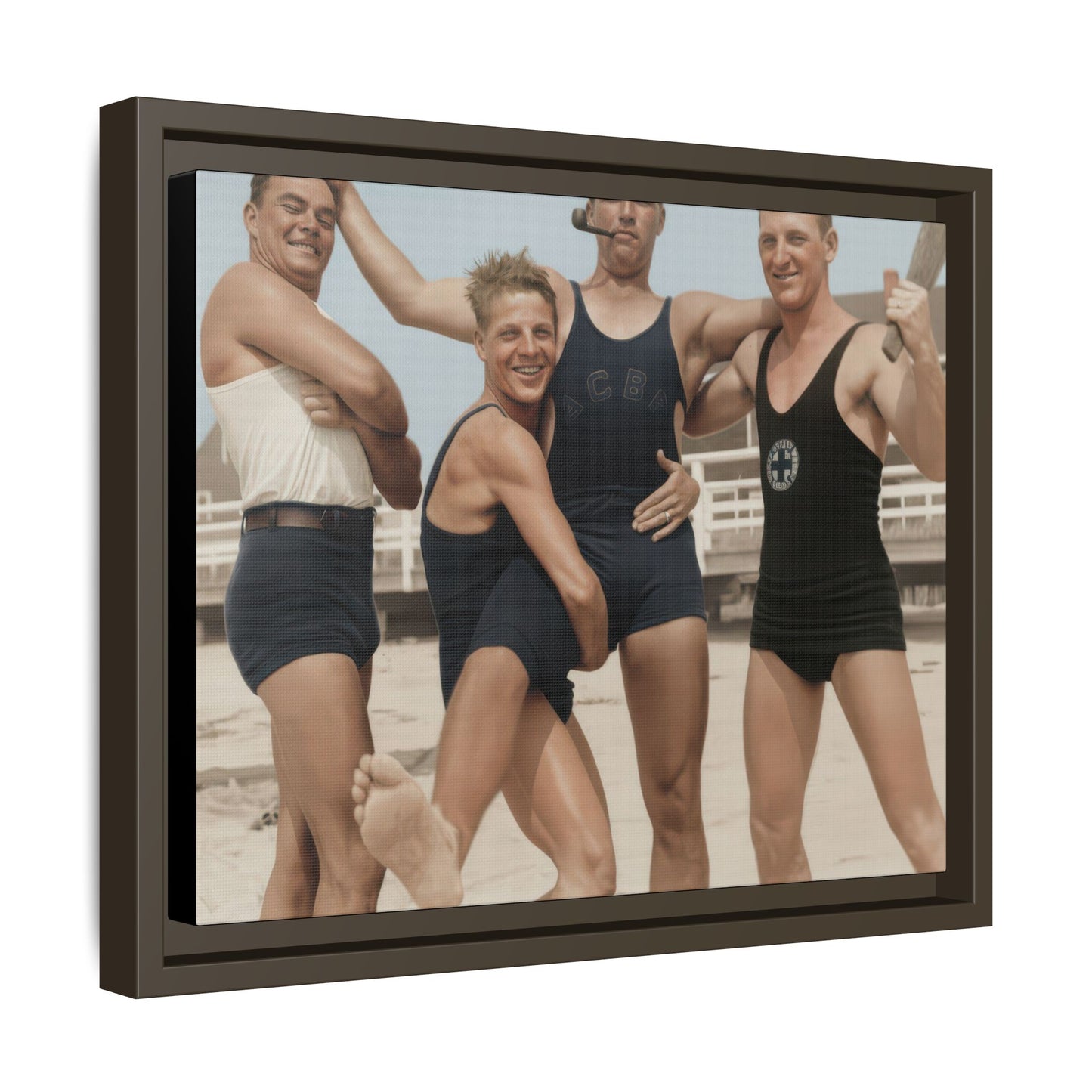 nager 028 | Framed Vintage Photo - Matte Canvas