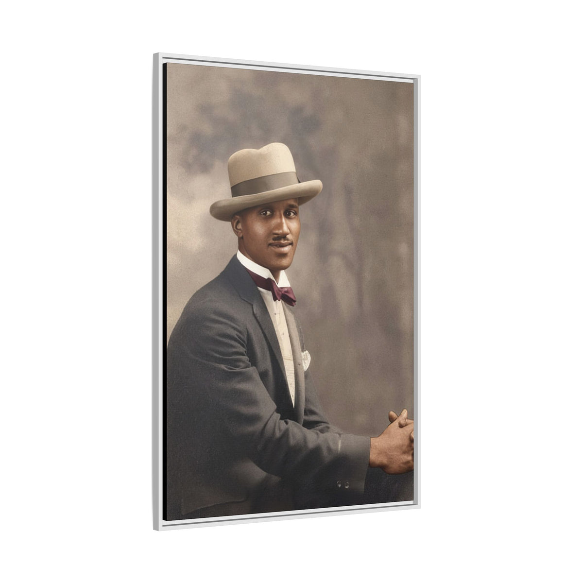 celibataire 004 | Framed Vintage Photo - Matte Canvas