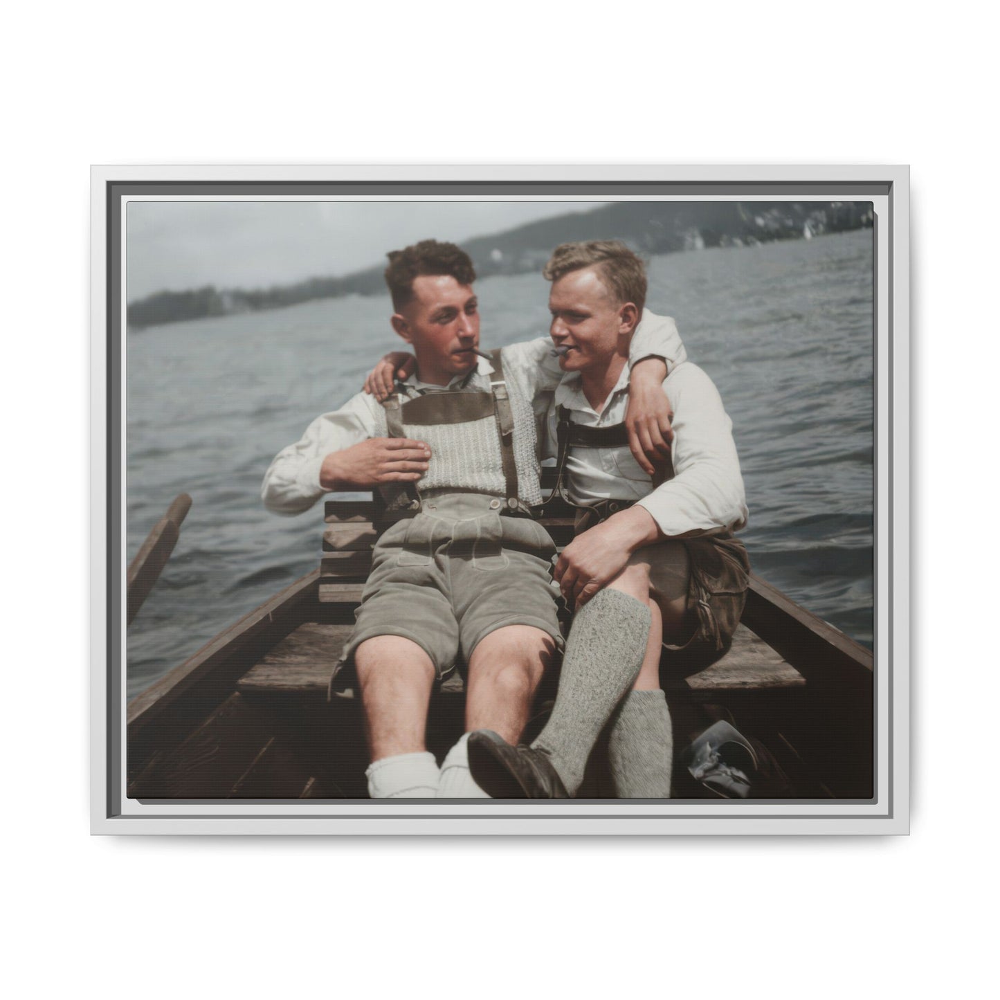 paire 116 | Framed Vintage Photo - Matte Canvas