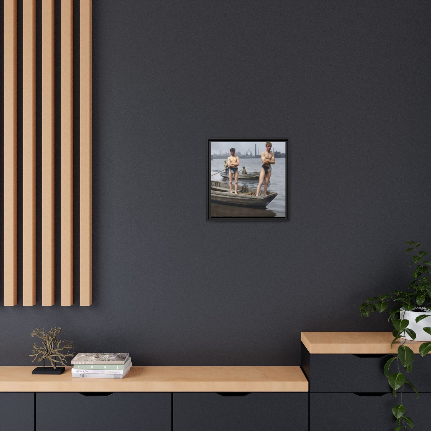 nager 050 | Framed Vintage Photo - Matte Canvas