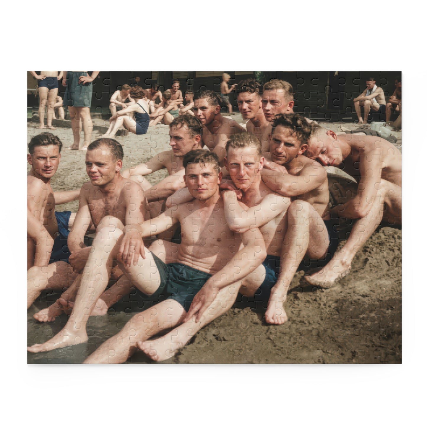 Vintage Beach Photo Puzzles | nager 012