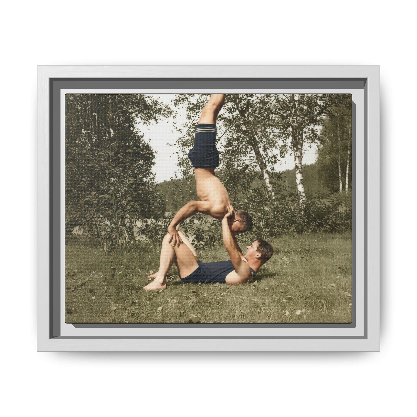 nager 017 | Framed Vintage Photo - Matte Canvas
