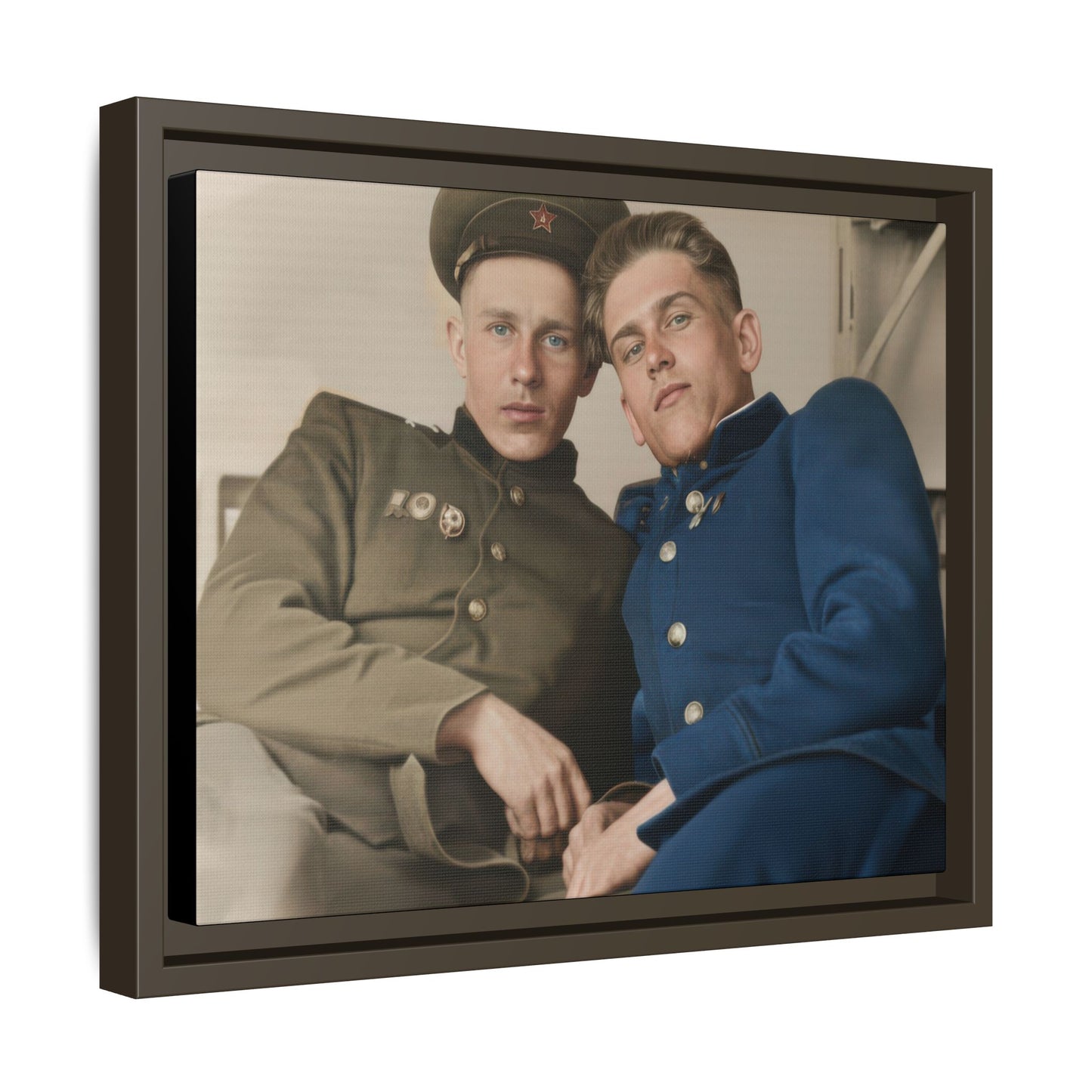 paire 007 | Framed Vintage Photo - Matte Canvas