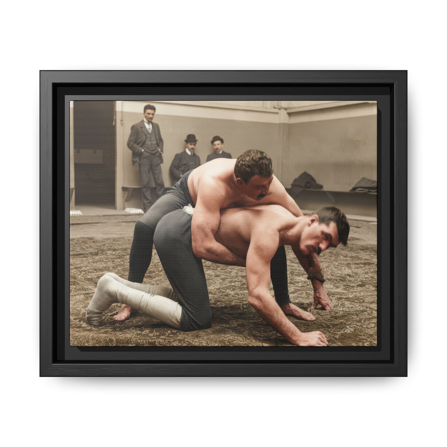 athlétisme 007 | Framed Vintage Photo - Matte Canvas