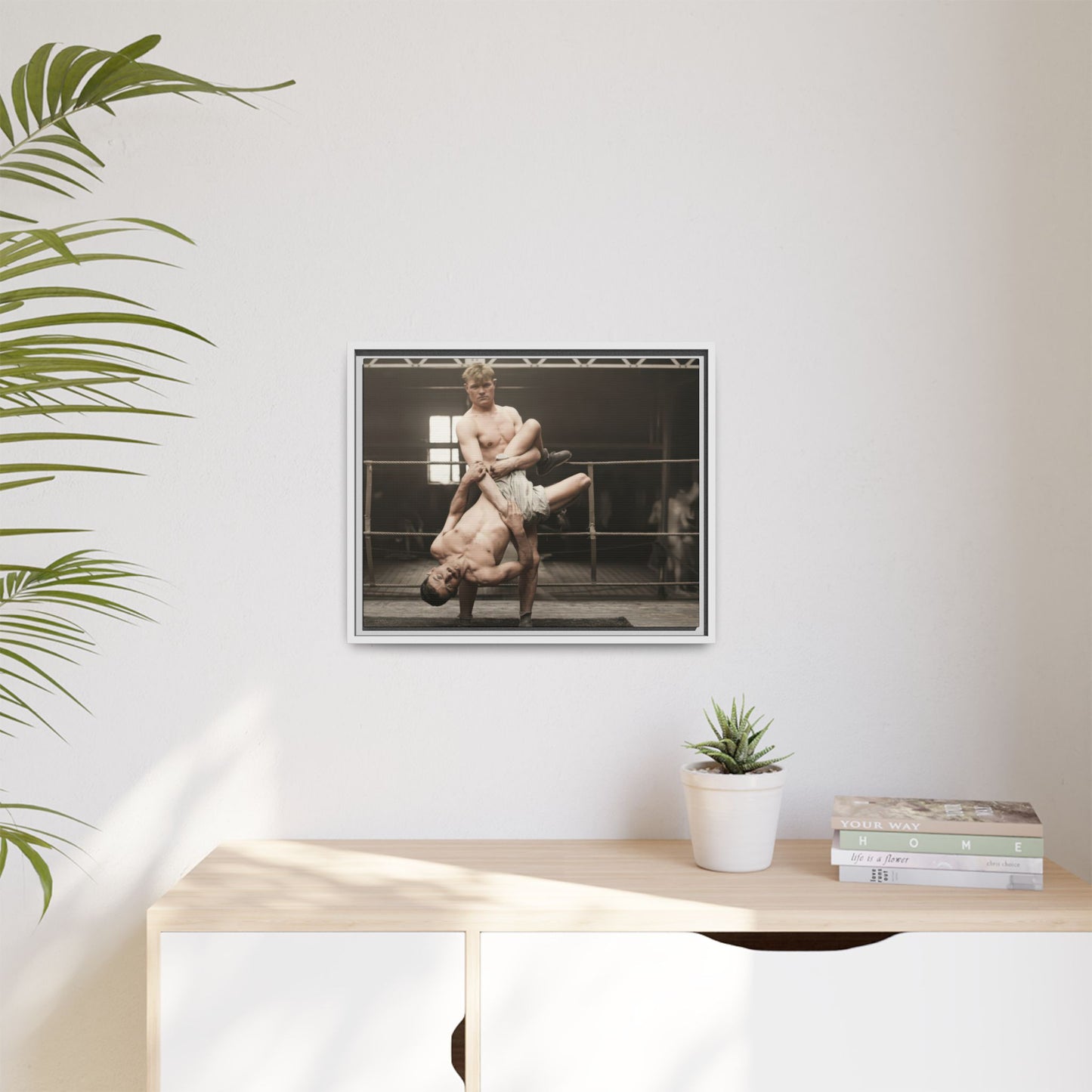 athlétisme 004 | Framed Vintage Photo - Matte Canvas