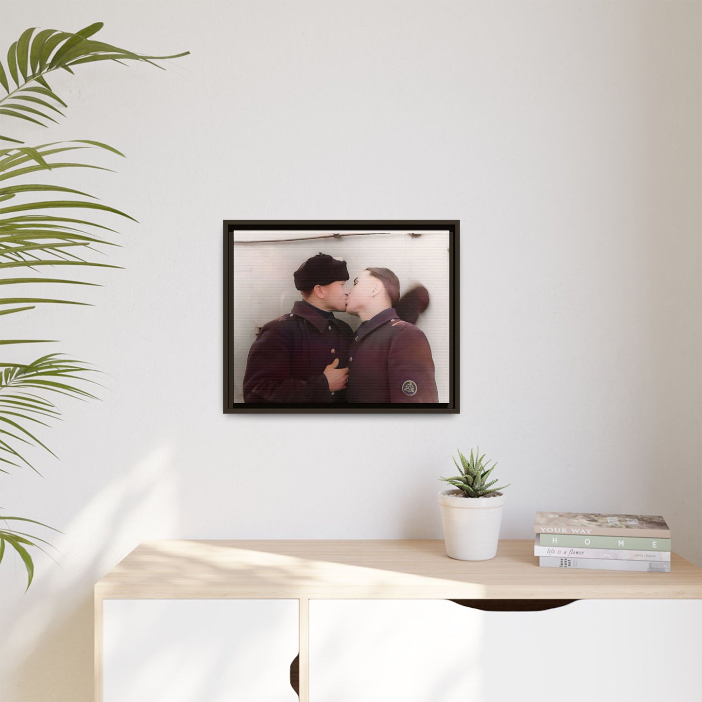 paire 004 | Framed Vintage Photo - Matte Canvas