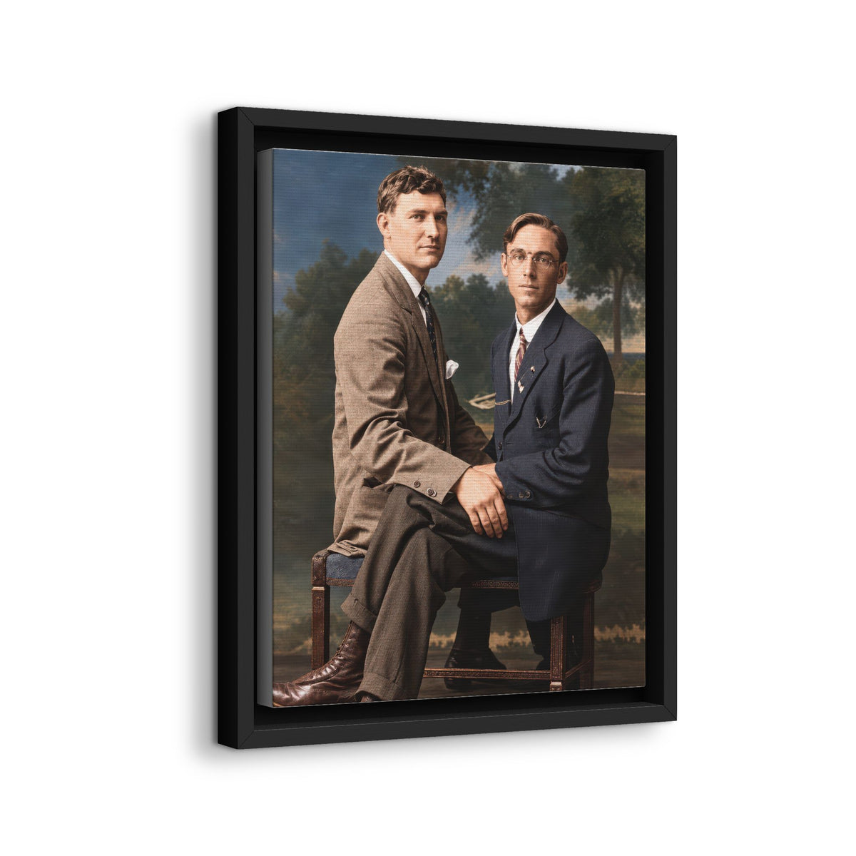 paire 165 | Framed Vintage Photo - Matte Canvas