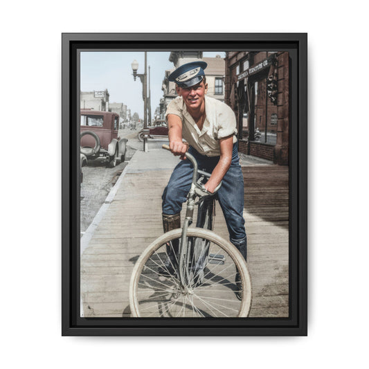 celibataire 007 | Framed Vintage Photo - Matte Canvas
