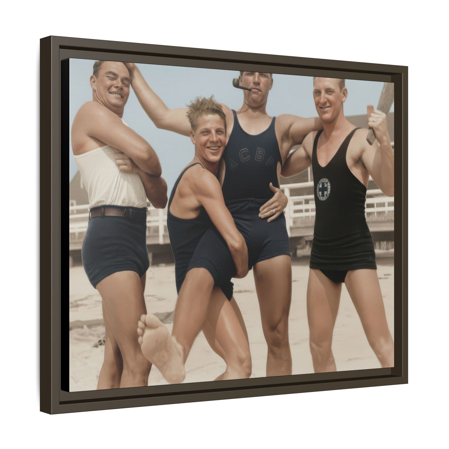 nager 028 | Framed Vintage Photo - Matte Canvas
