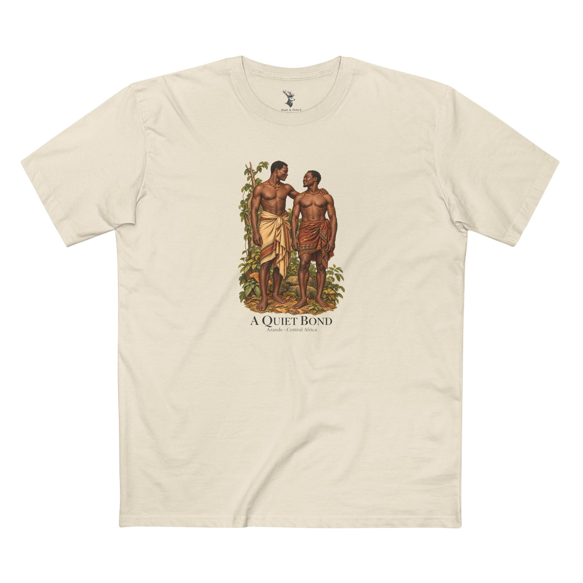 A Quiet Bond | Azande-Inspired Vintage Art T-Shirt