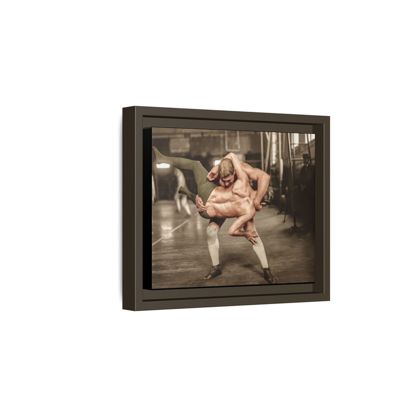 athlétisme 006 | Framed Vintage Photo - Matte Canvas