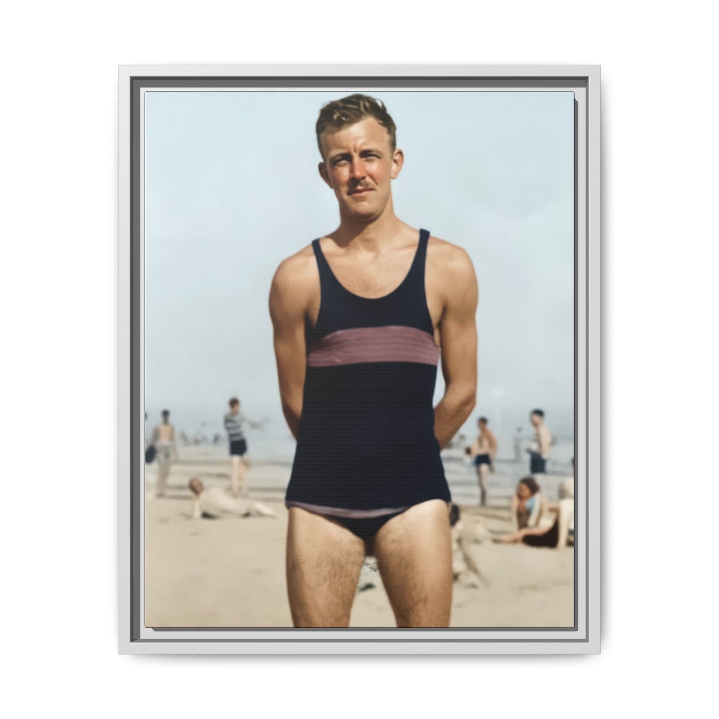 nager 023 | Framed Vintage Photo - Matte Canvas