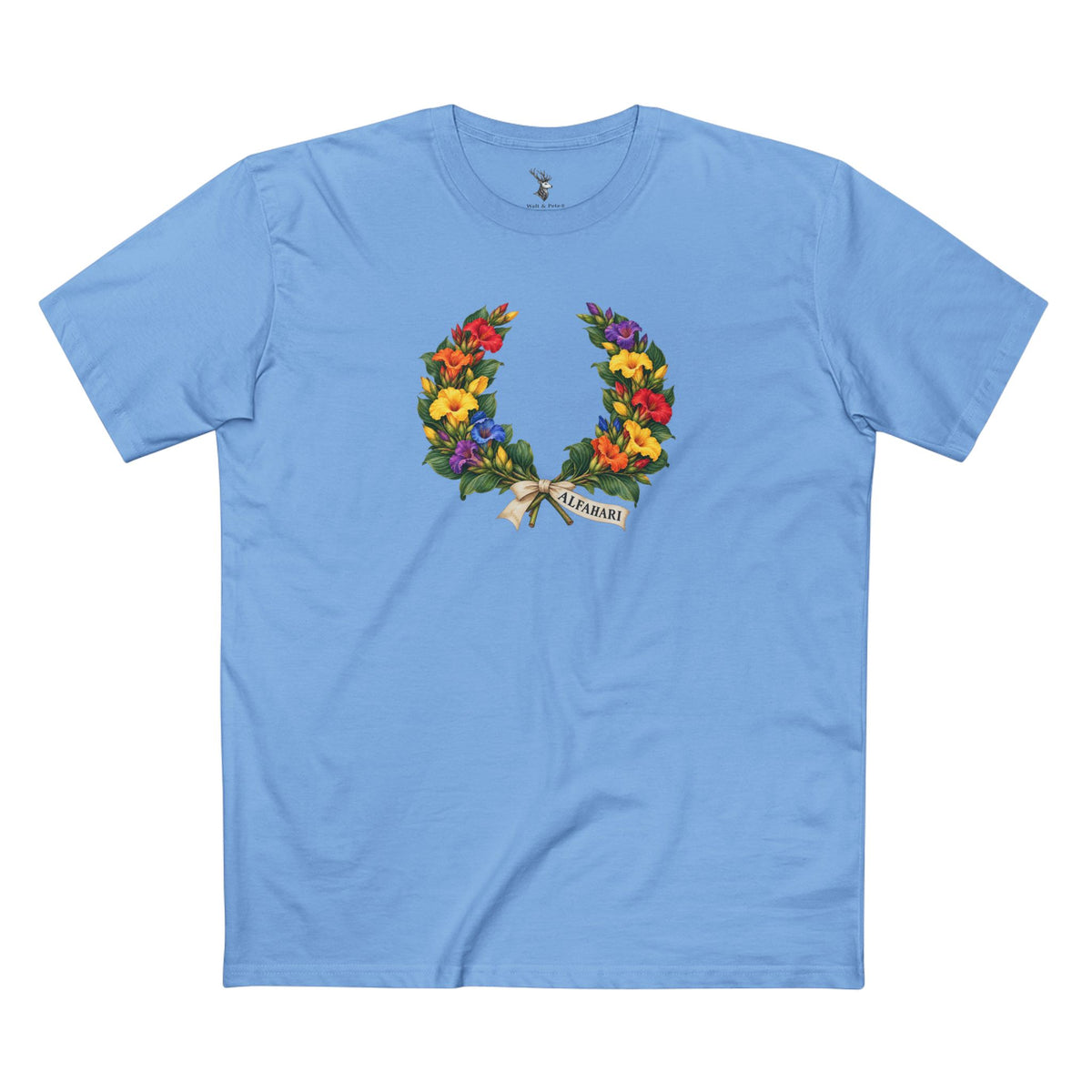 Nigerian Costus Alfahari Pride T-Shirt | Hausa Laurel Wreath Tee