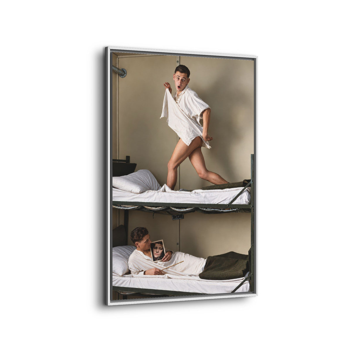 paire 168 | Framed Vintage Photo - Matte Canvas
