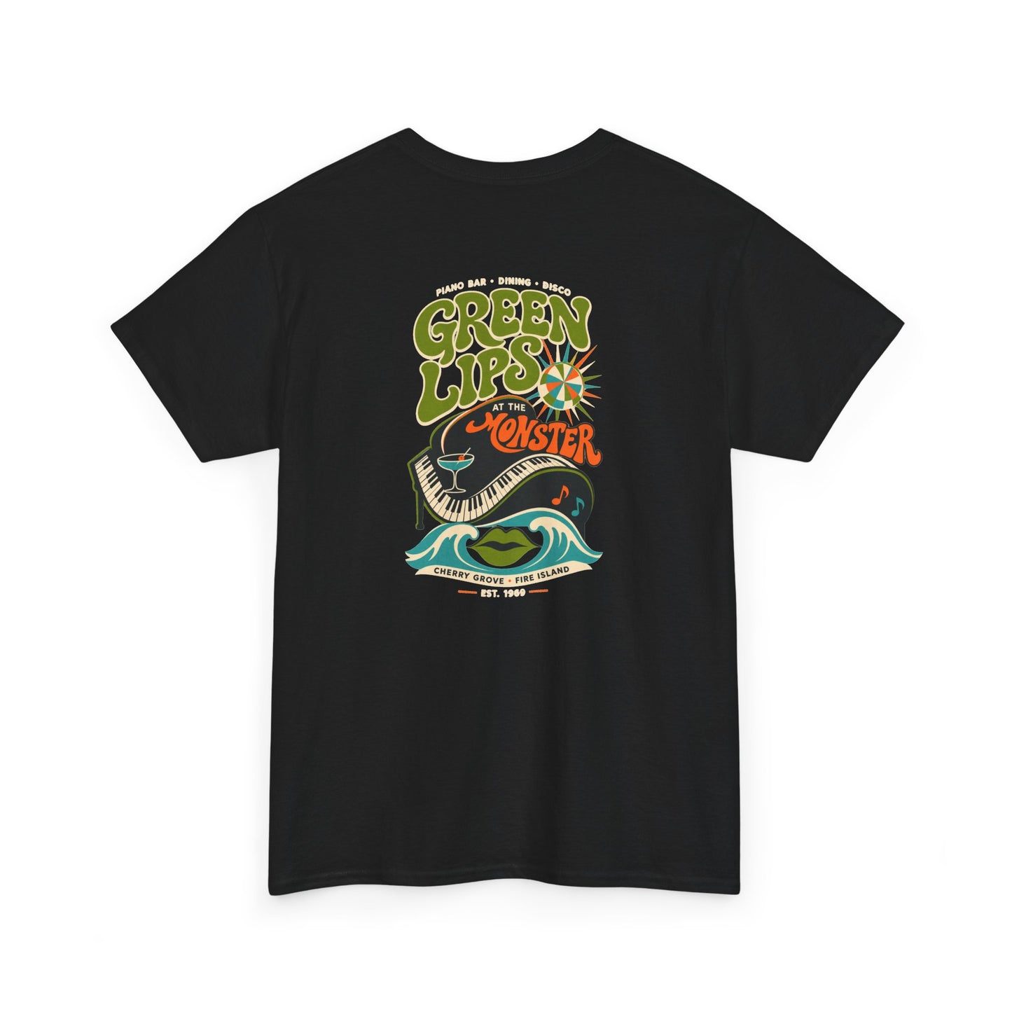 The Fire Island Monster Cherry Grove T-Shirt | Vintage Gay Bar History Tee