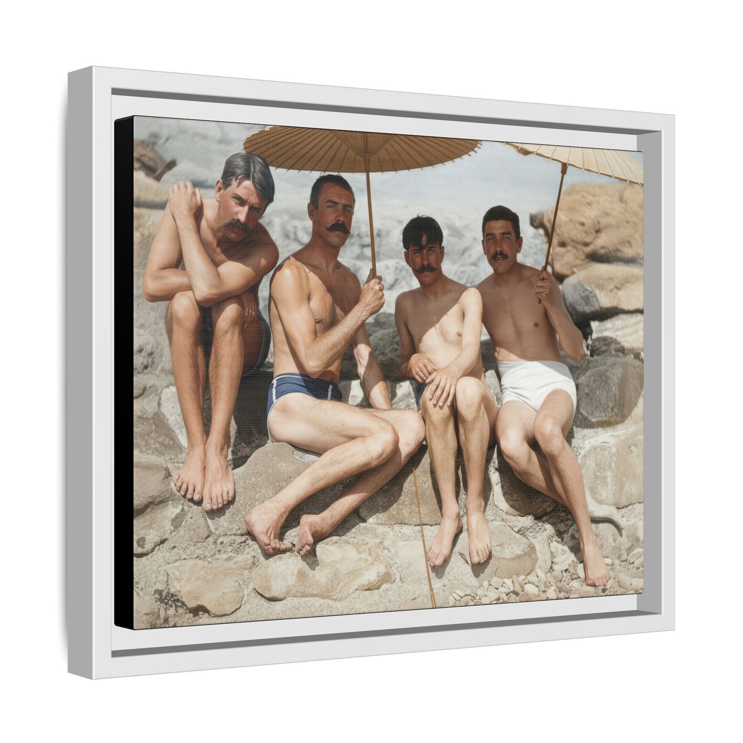nager 030 | Framed Vintage Photo - Matte Canvas