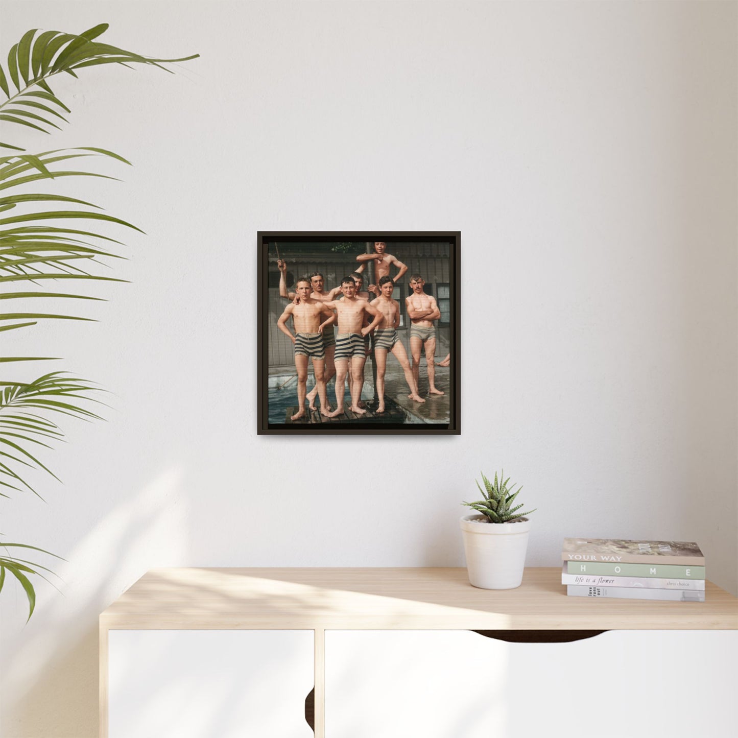 nager 010 | Framed Vintage Photo - Matte Canvas