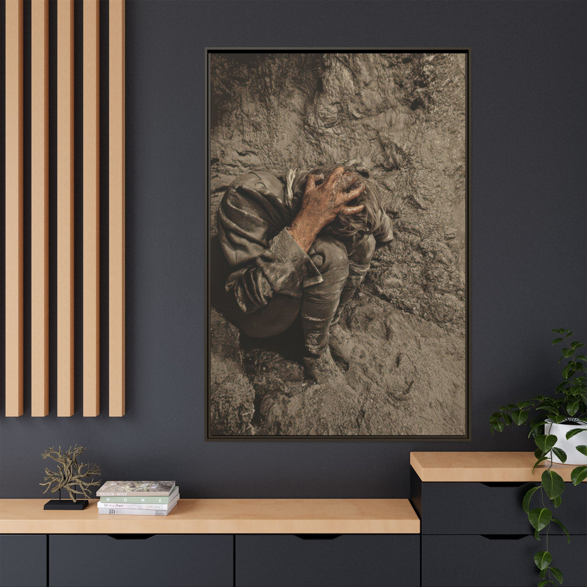 celibataire 040 | Framed Vintage Photo - Matte Canvas