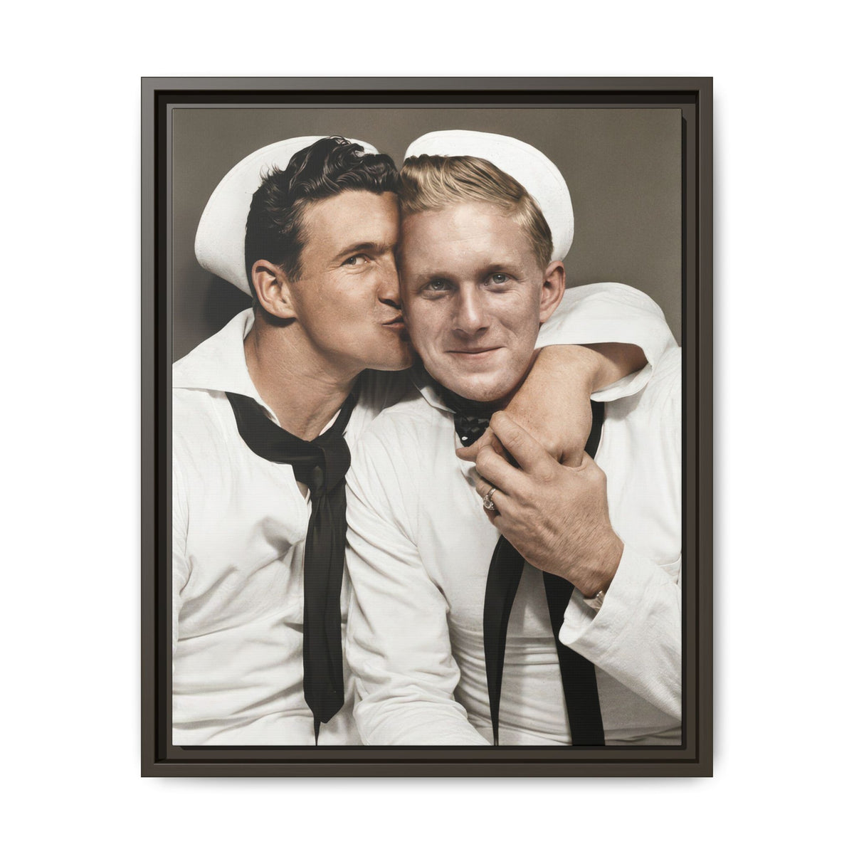 paire 156 | Framed Vintage Photo - Matte Canvas