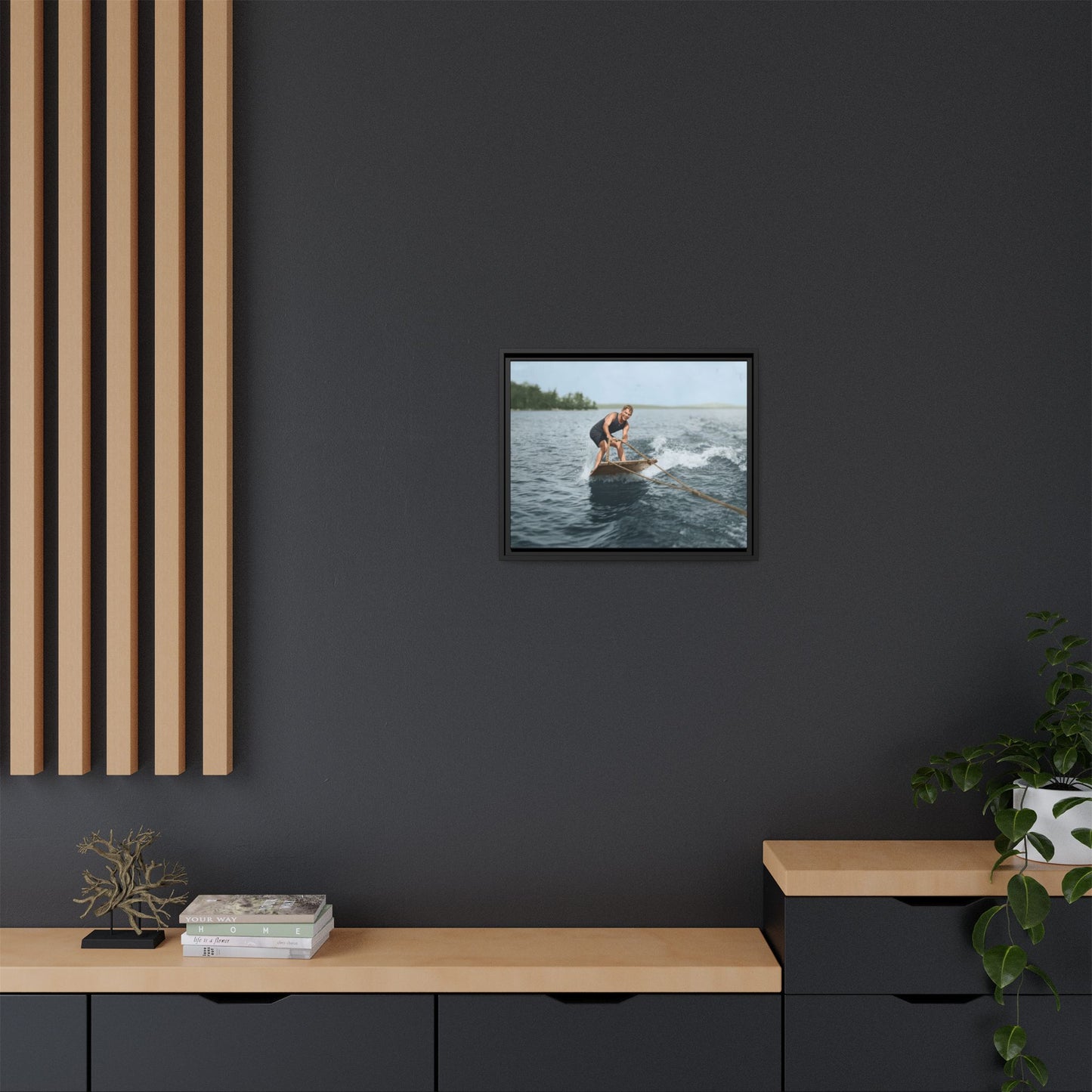 nager 015 | Framed Vintage Photo - Matte Canvas