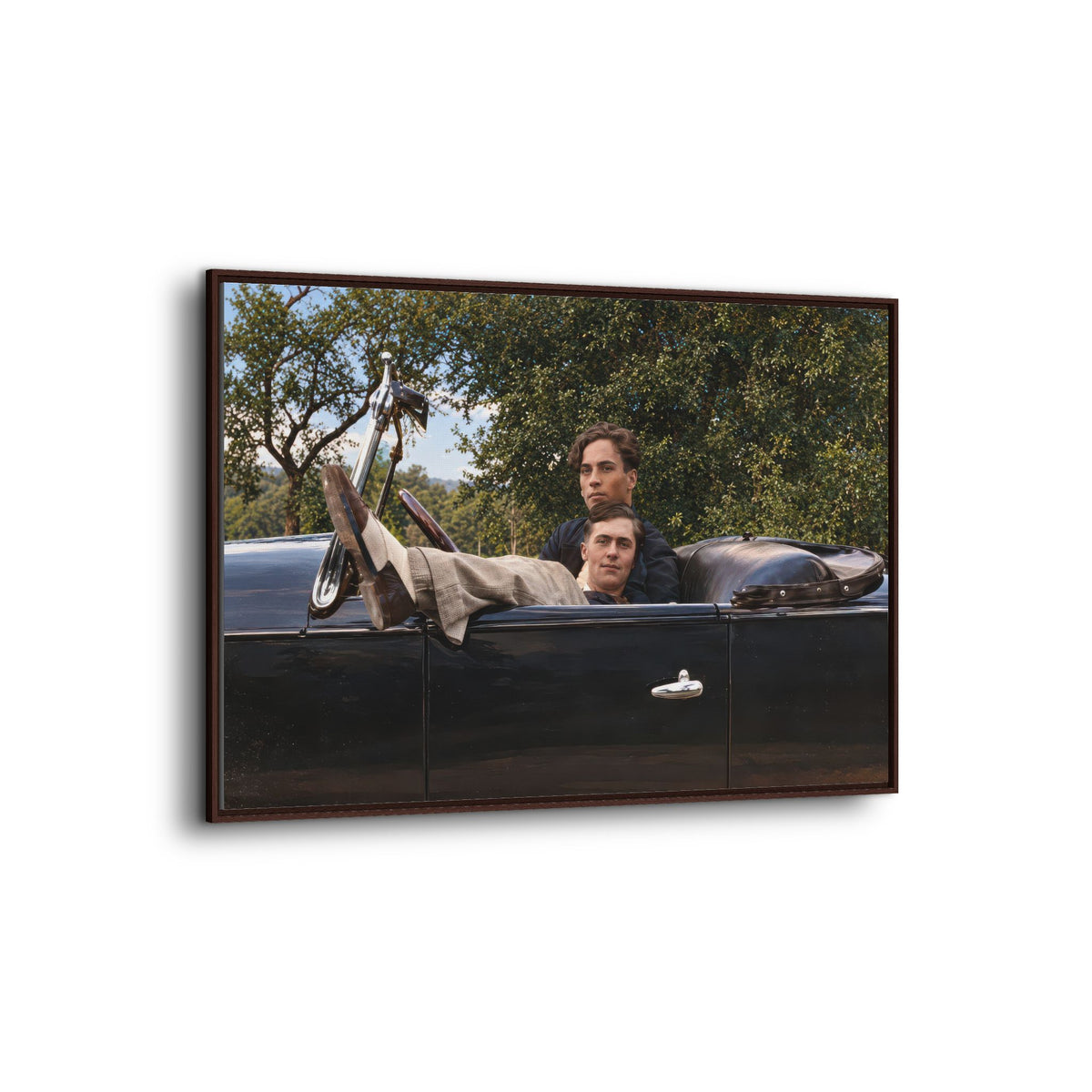 paire 164 | Framed Vintage Photo - Matte Canvas