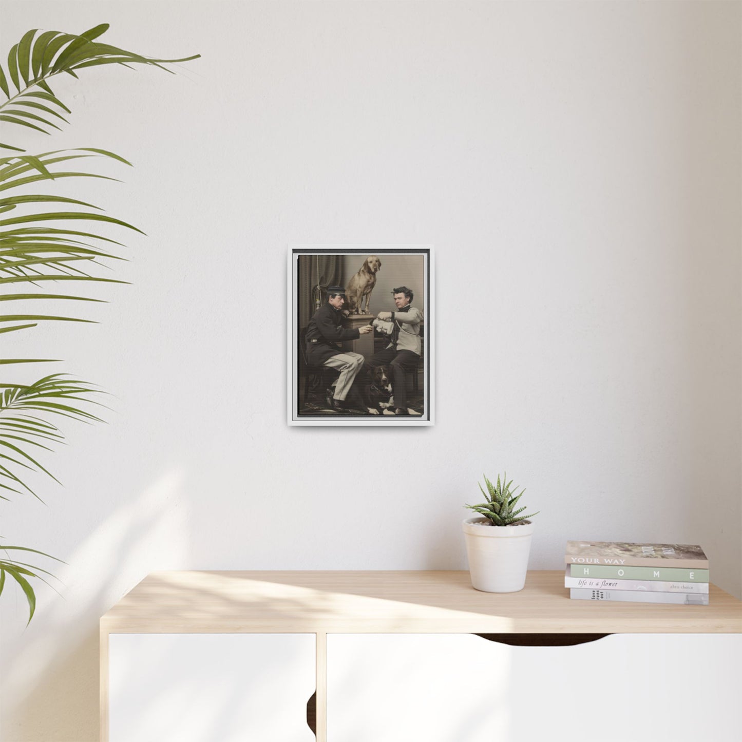 paire 119 | Framed Vintage Photo - Matte Canvas