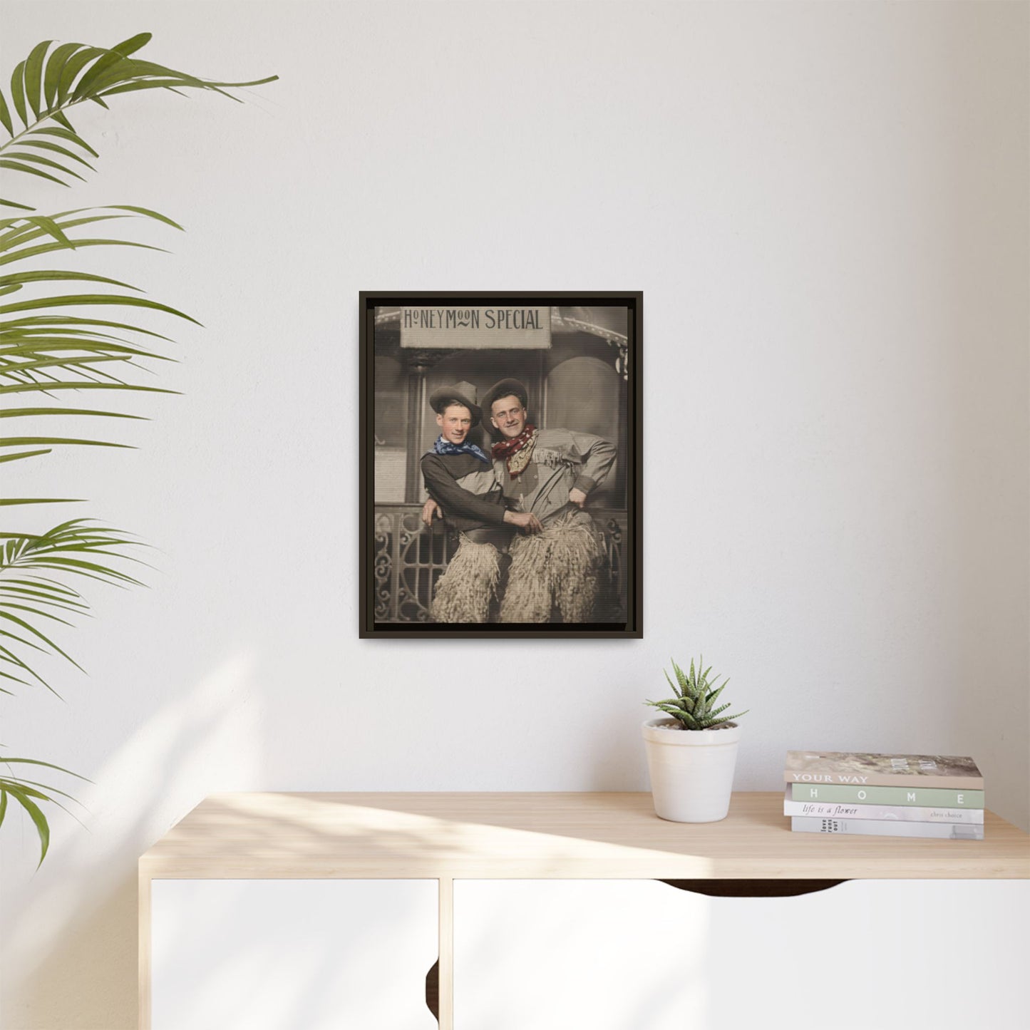 paire 124 | Framed Vintage Photo - Matte Canvas