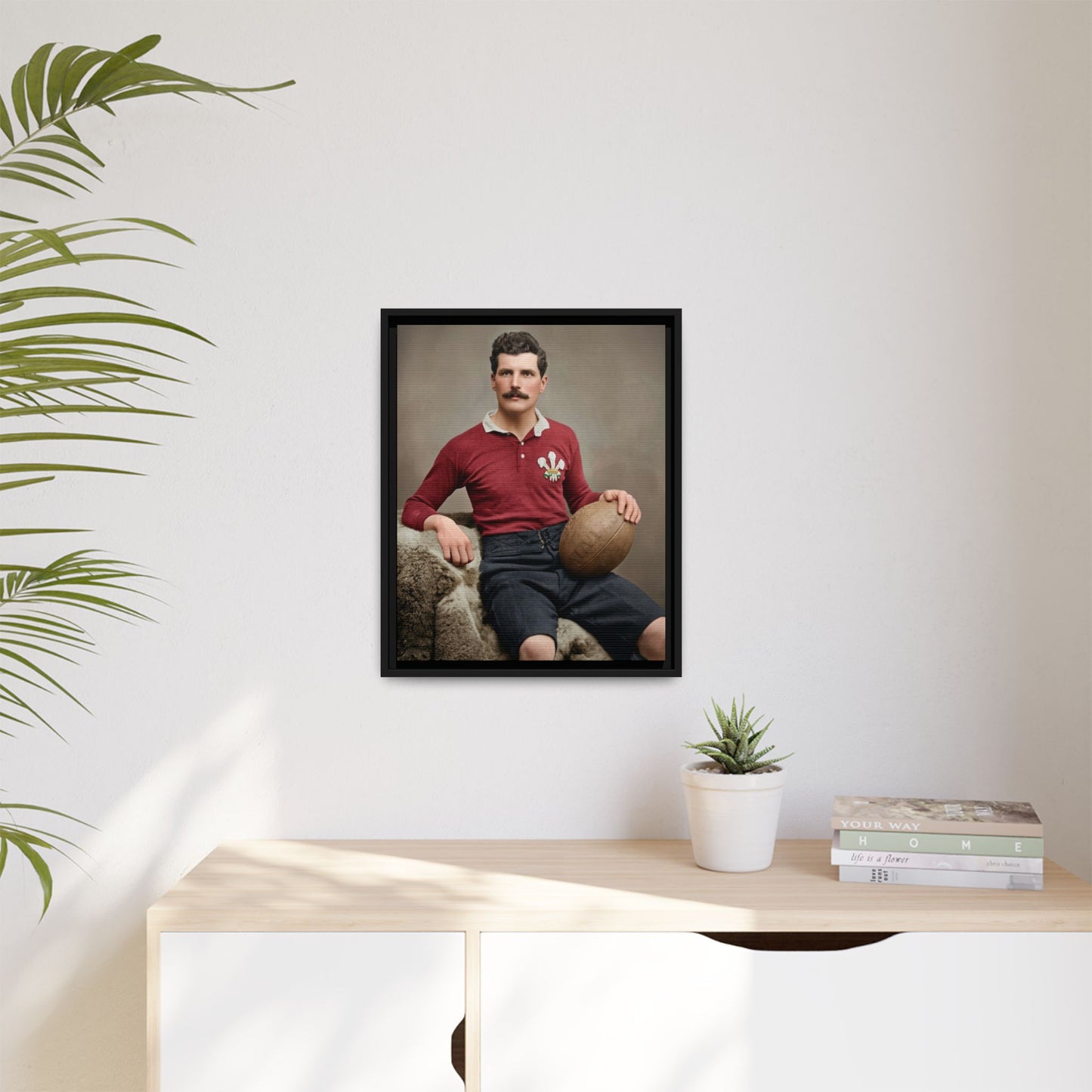 athlétisme 022 | Framed Vintage Photo - Matte Canvas