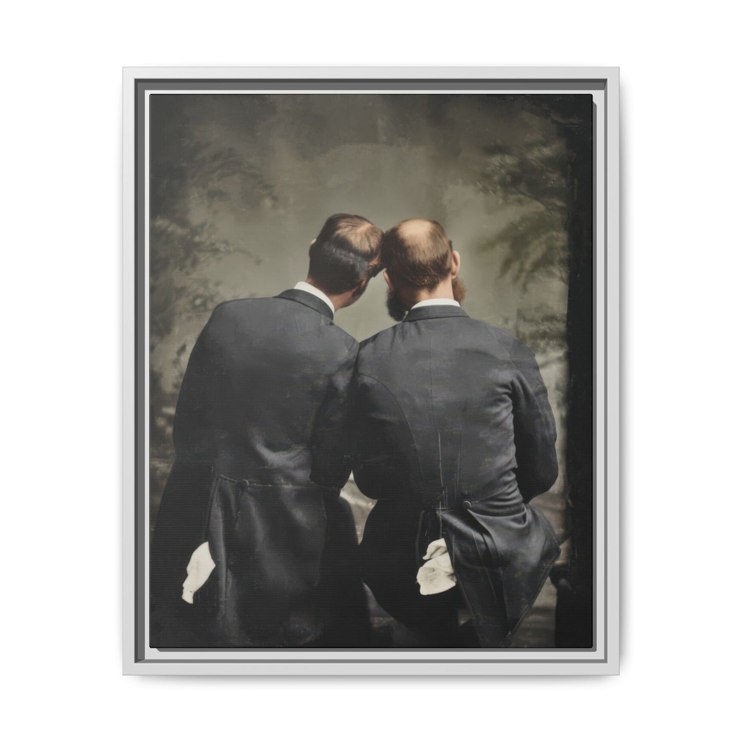 paire 115 | Framed Vintage Photo - Matte Canvas