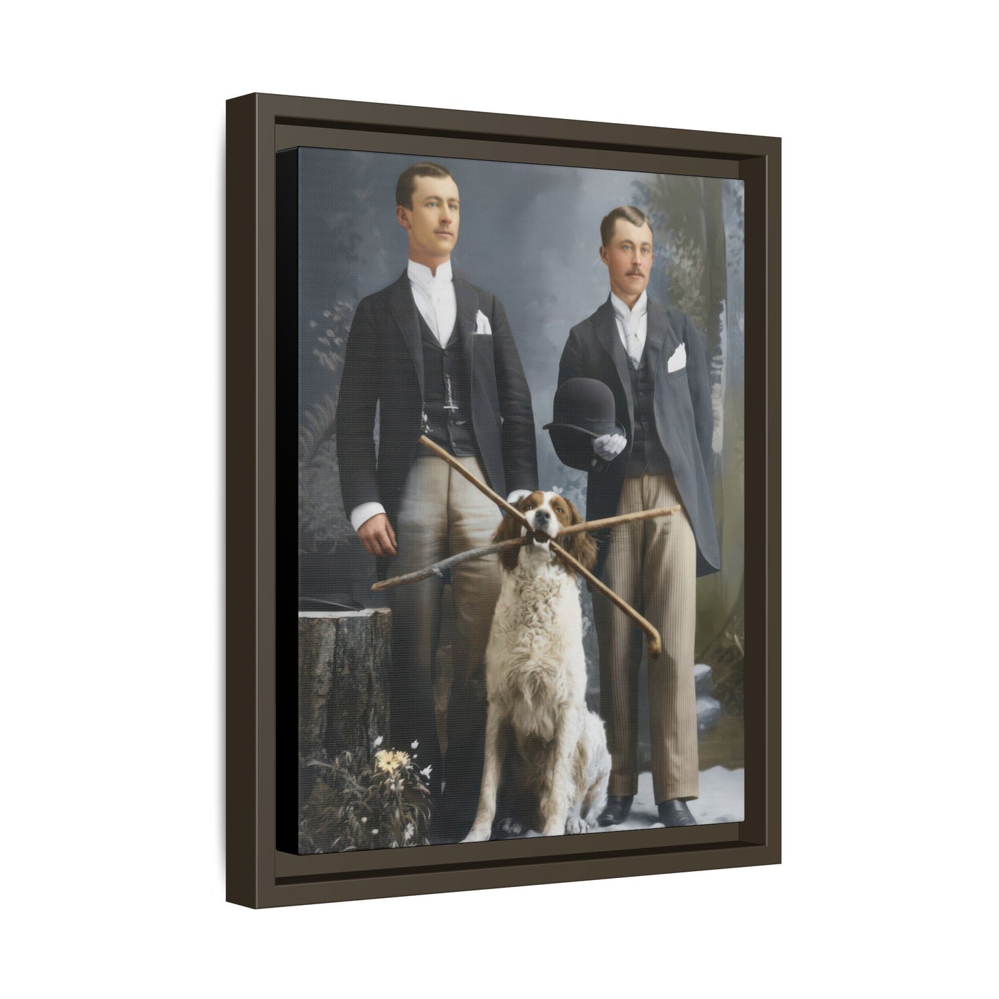 paire 130 | Framed Vintage Photo - Matte Canvas