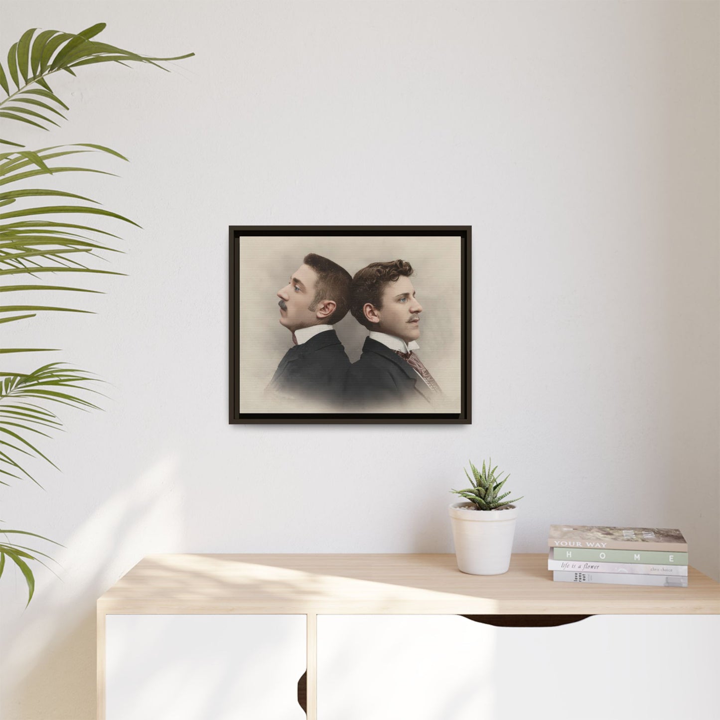 paire 030 | Framed Vintage Photo - Matte Canvas