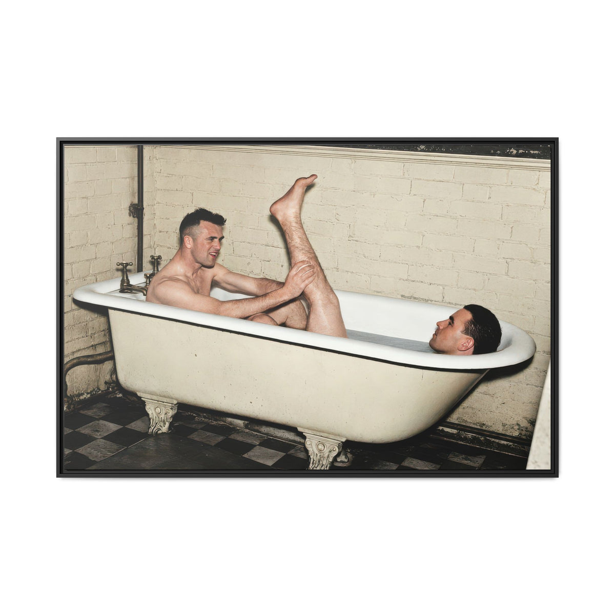 paire 162 | Framed Vintage Photo - Matte Canvas