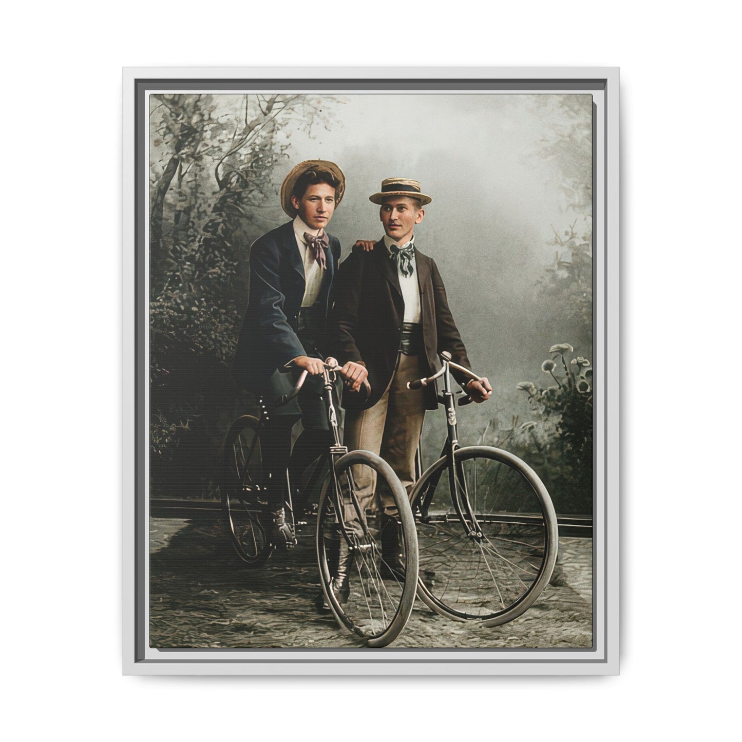 athlétisme 018 | Framed Vintage Photo - Matte Canvas