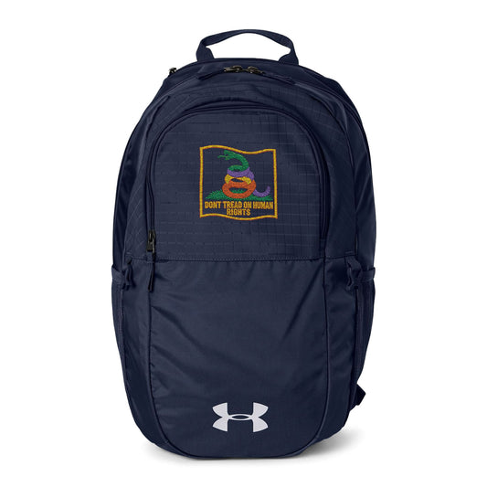 DONT Tread on Human Rights Embroidered Backpack