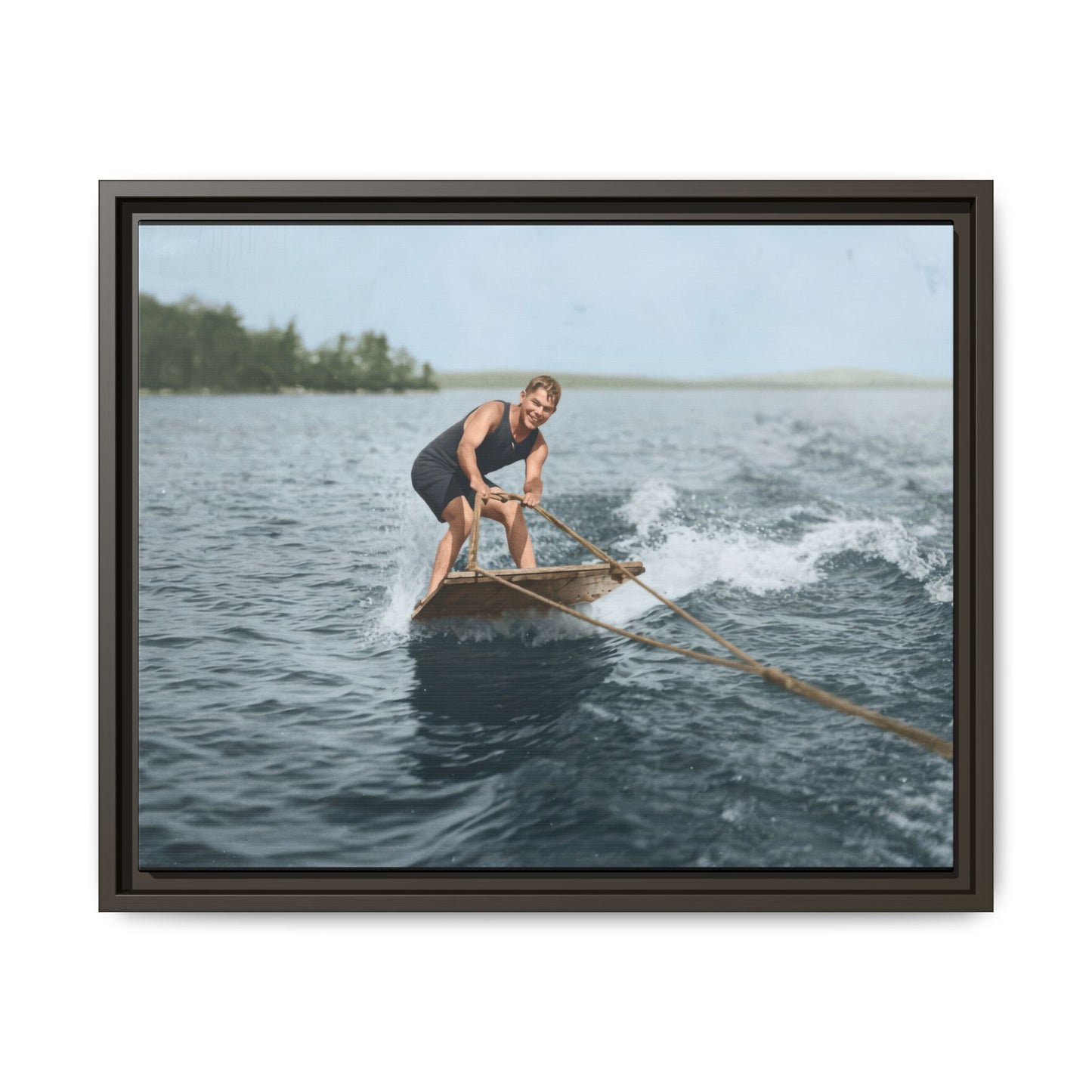 nager 015 | Framed Vintage Photo - Matte Canvas