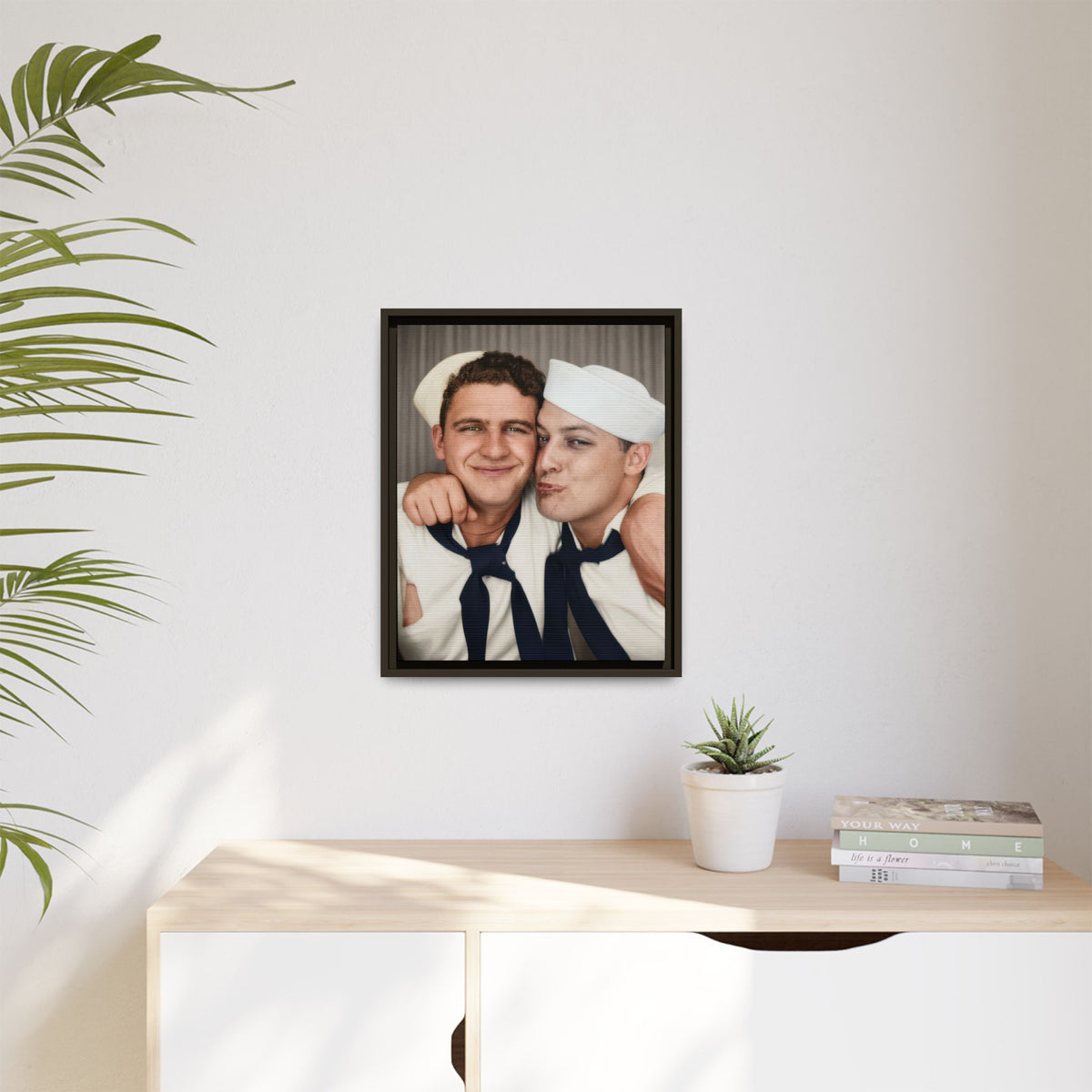 paire 159 | Framed Vintage Photo - Matte Canvas