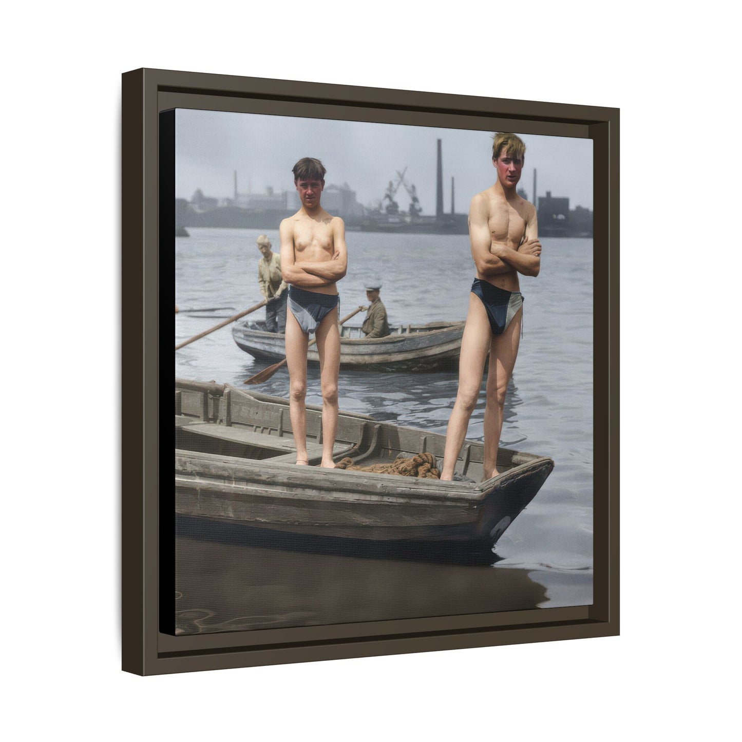 nager 050 | Framed Vintage Photo - Matte Canvas