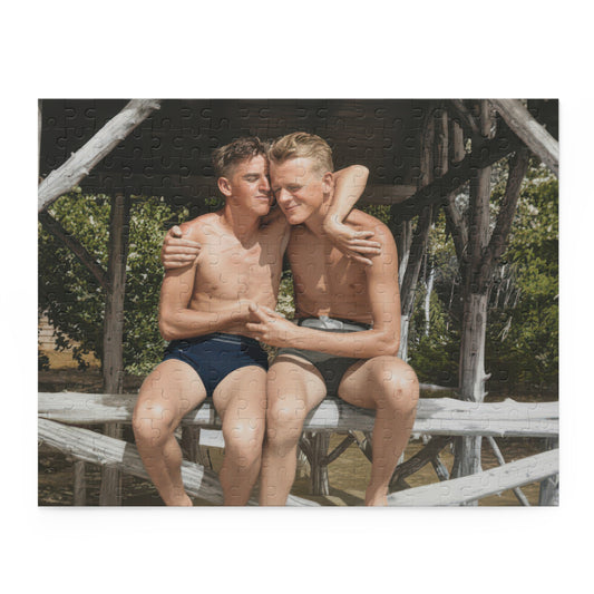 Summer Pavilion Companions | Restored Historical Jigsaw Puzzle | nager 011