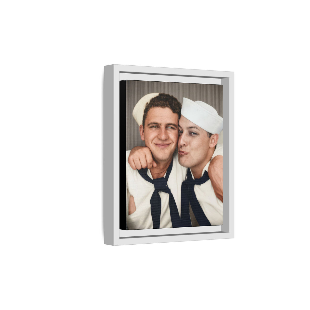 paire 159 | Framed Vintage Photo - Matte Canvas