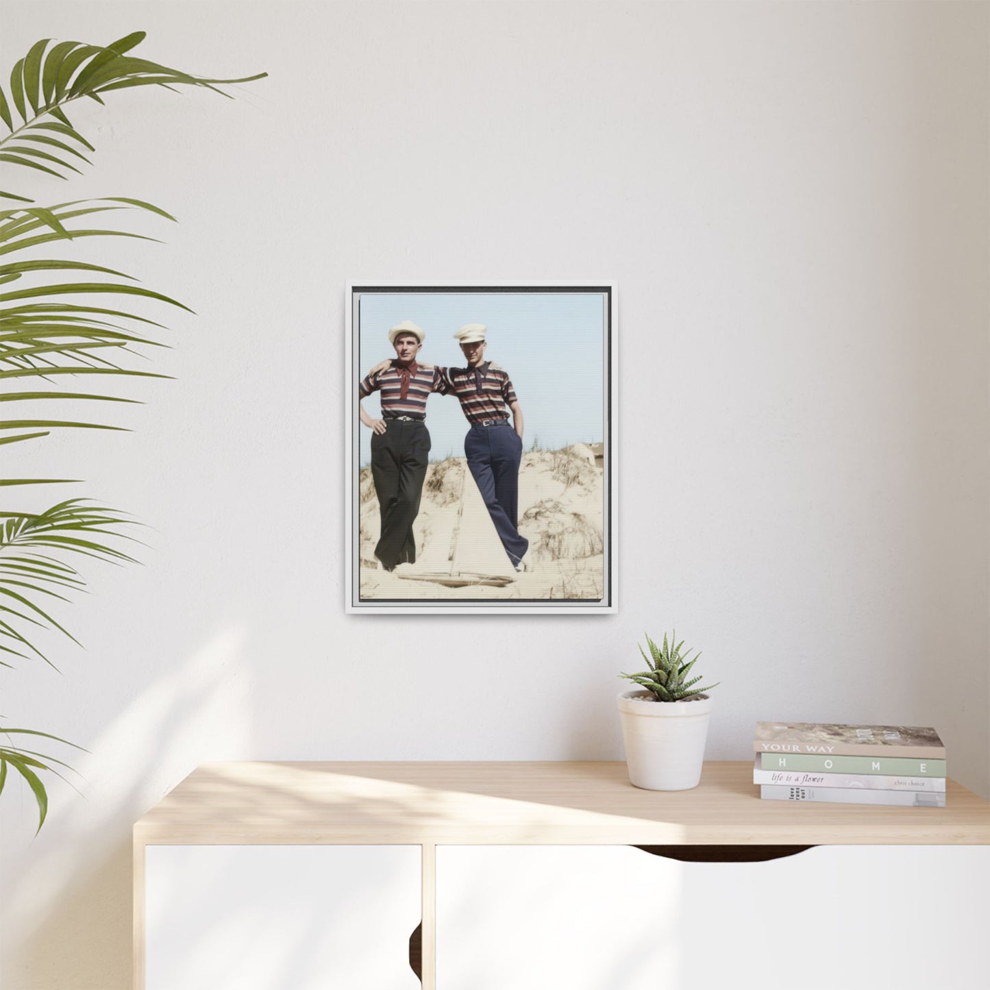 paire 102 | Framed Vintage Photo - Matte Canvas