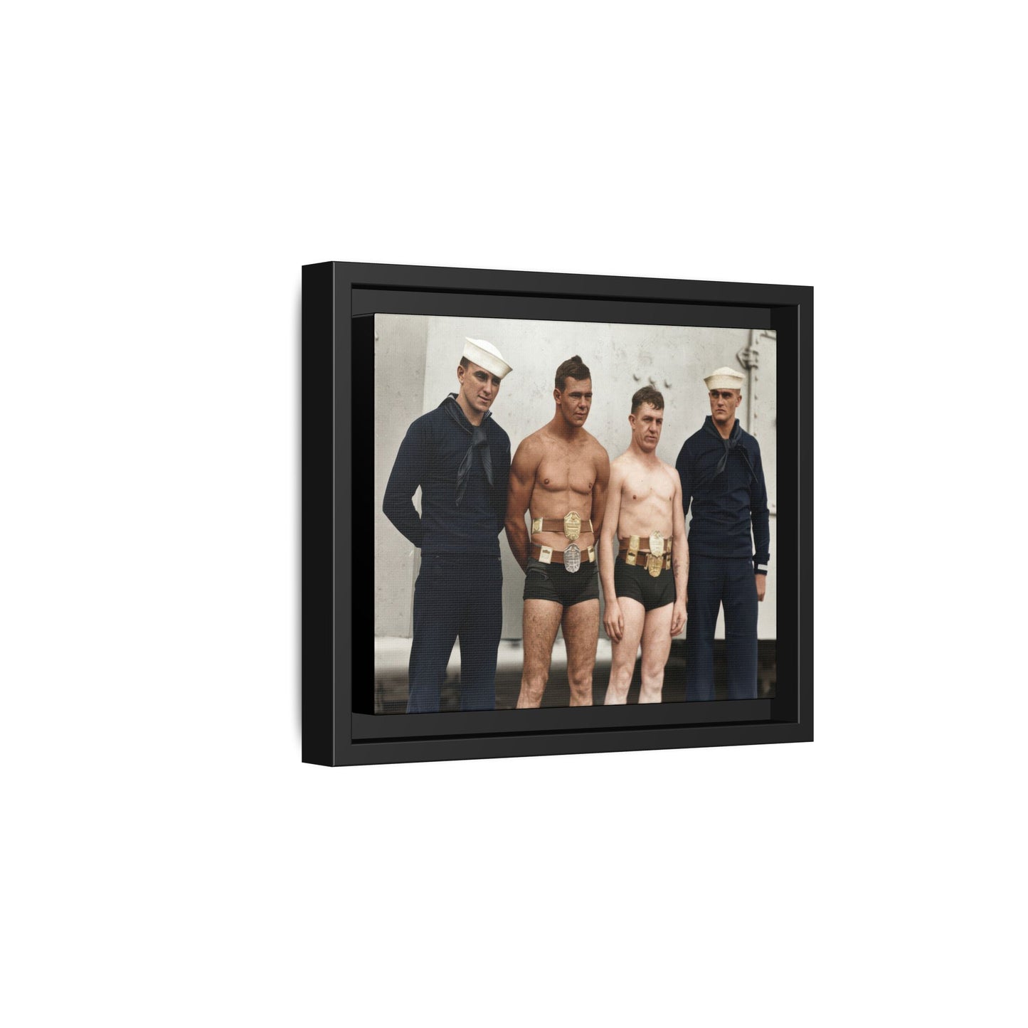 athlétisme 049 | Framed Vintage Photo - Matte Canvas