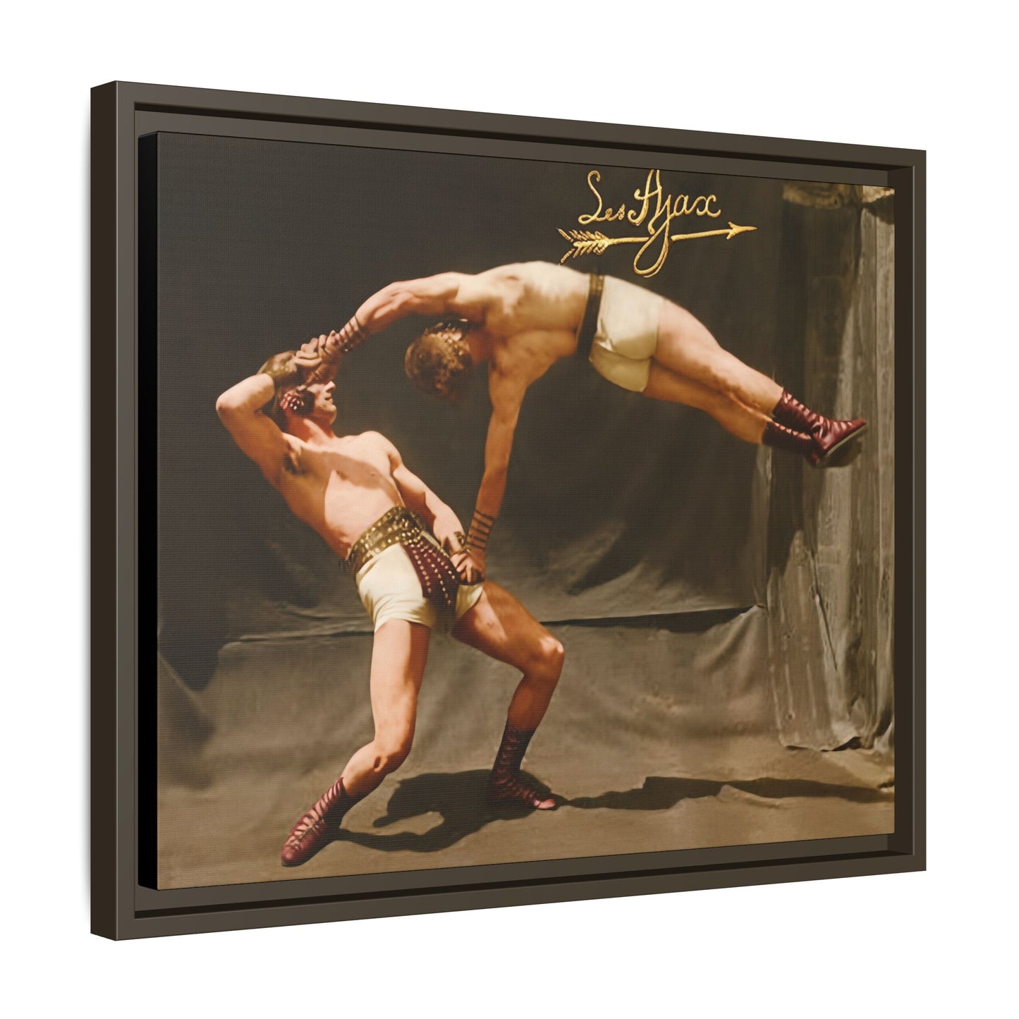 athlétisme 013 | Framed Vintage Photo - Matte Canvas