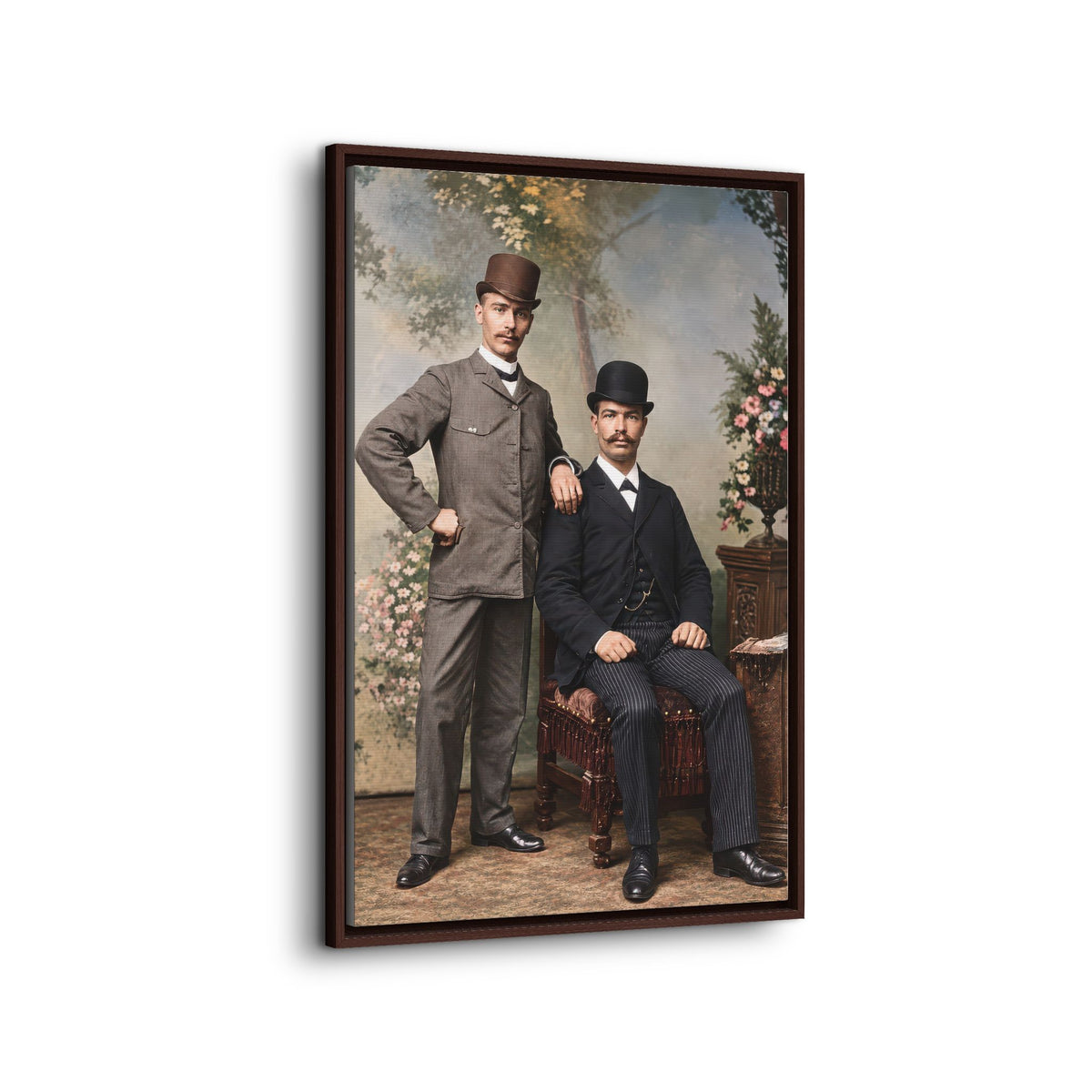 paire 068 | Framed Vintage Photo - Matte Canvas