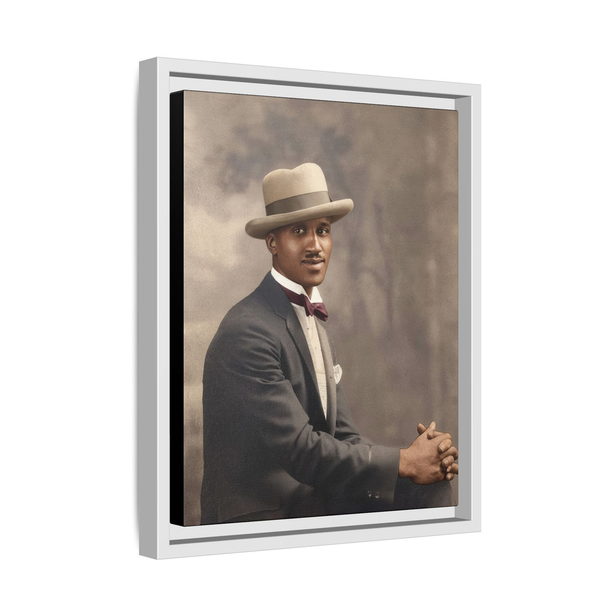 celibataire 004 | Framed Vintage Photo - Matte Canvas