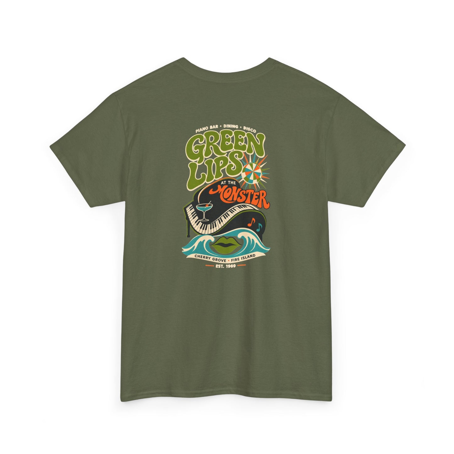 The Fire Island Monster Cherry Grove T-Shirt | Vintage Gay Bar History Tee