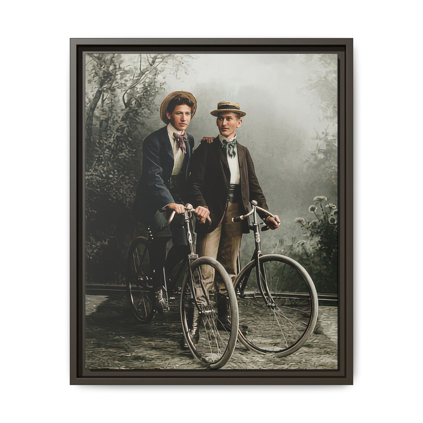 athlétisme 018 | Framed Vintage Photo - Matte Canvas