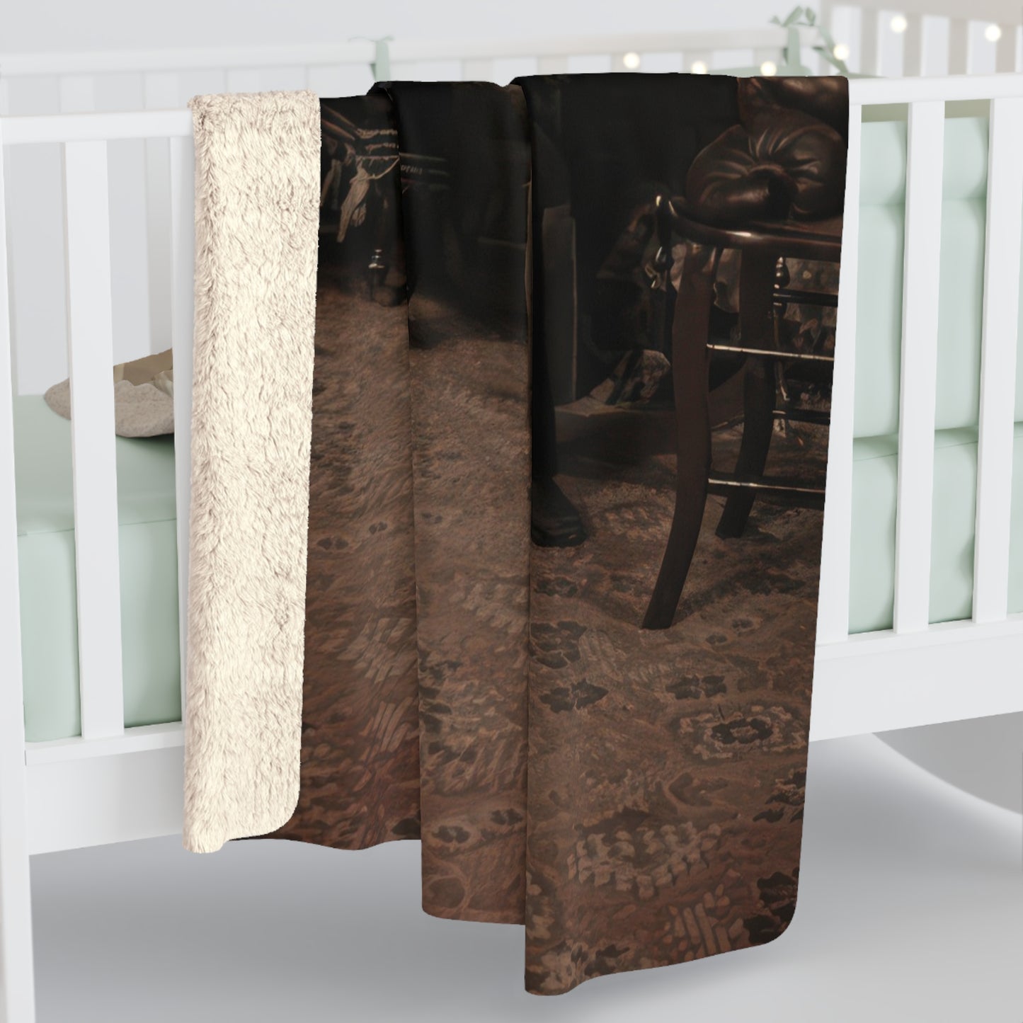 Heirloom Sherpa Blanket – athlétisme 001 Premium fleece throw · 50x60, 60x80